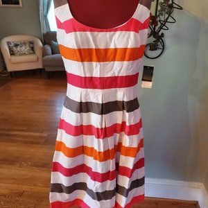 NWT Nine West Striped day dress - sz 6